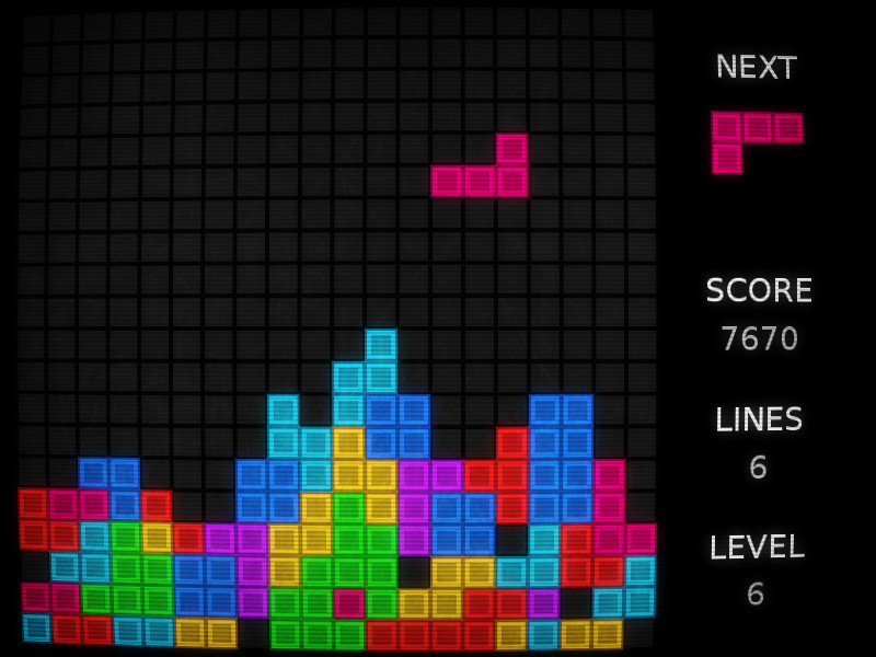 Tetris made in 3.5 hours